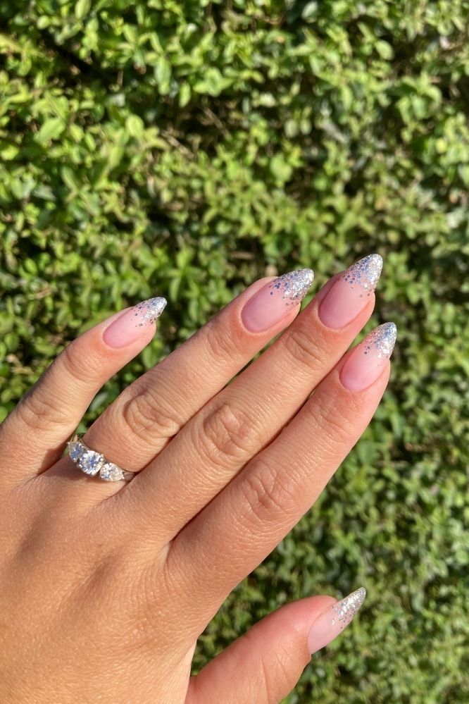 Ombre Glitter Look