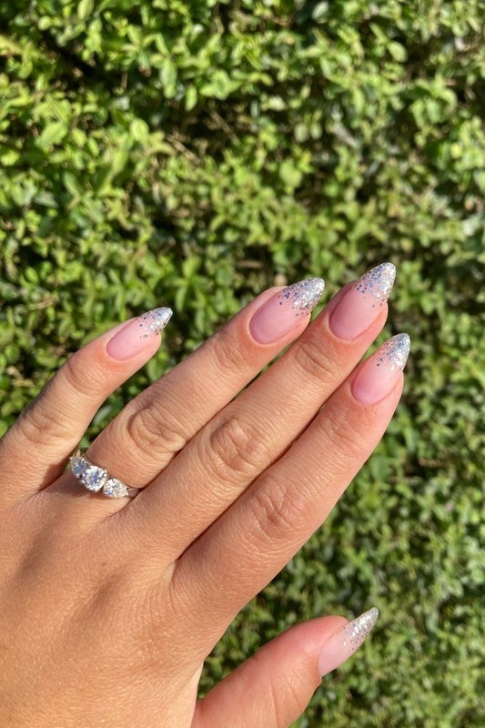 Ombre Glitter Look