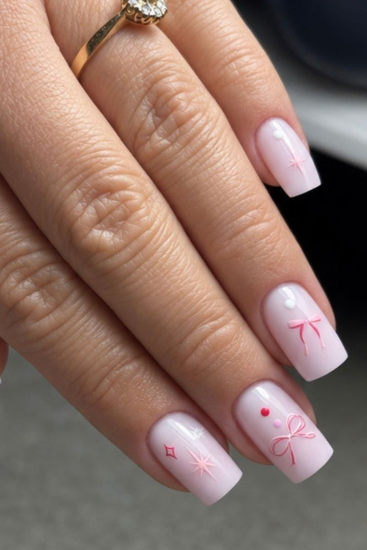 Coquette Ribbon Look – Gel Polish Look van Nailster