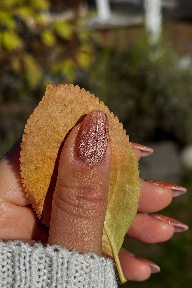 Rusty Shimmer Look – Gel Polish Look van Nailster