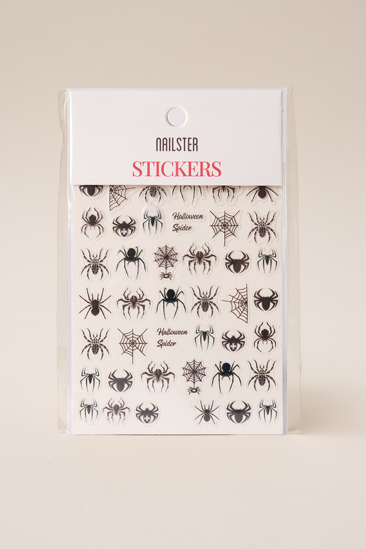 Spooky Spiders - Stickers – Nail Art van Nailster