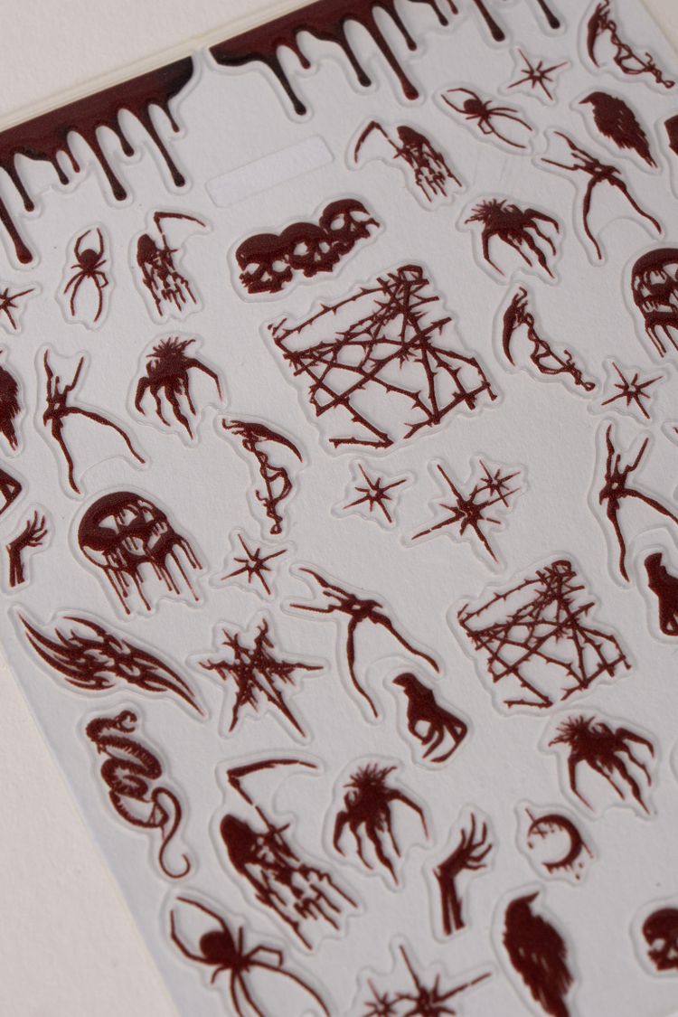 Bloody Nightmare - Stickers – Nail Art van Nailster, afbeelding 2