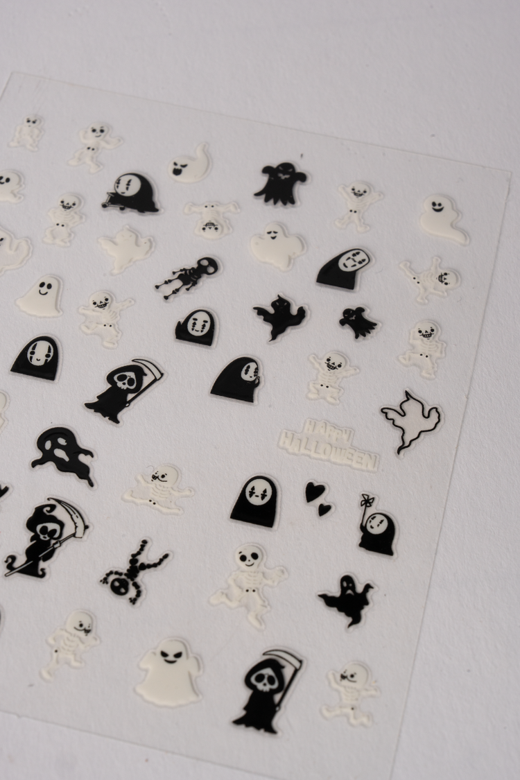 Ghostly Halloween - Stickers – Nail Art van Nailster, afbeelding 2