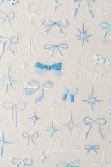 Baby Blue Bows - Stickers – Nail Art van Nailster, afbeelding 2