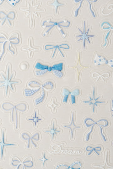 Baby Blue Bows - Stickers – Nail Art van Nailster, afbeelding 2