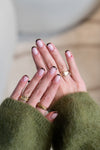 Brown Micro French | Nailster Denmark