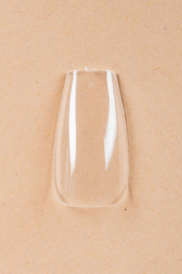 Coffin/Ballerina Clear Tipper | Nailster Denmark