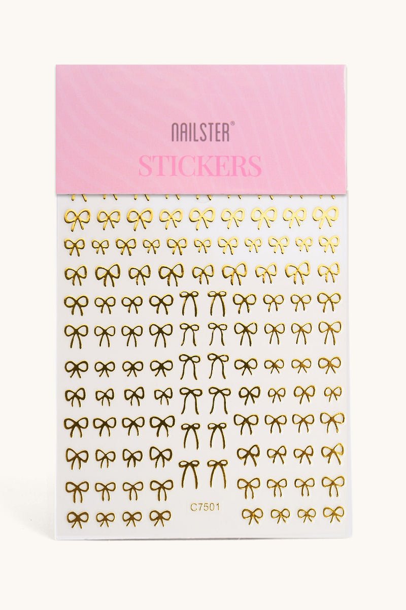 Luxe Bow - Stickers – Nail Art van Nailster