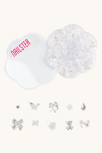 Nail Charms - Champagne Bows