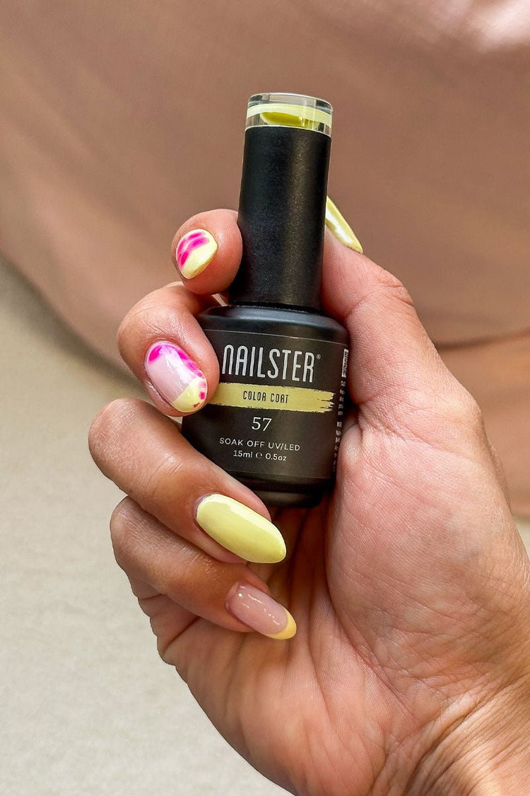 Pastel Yellow · 57 – Gel Polish van Nailster, afbeelding 3
