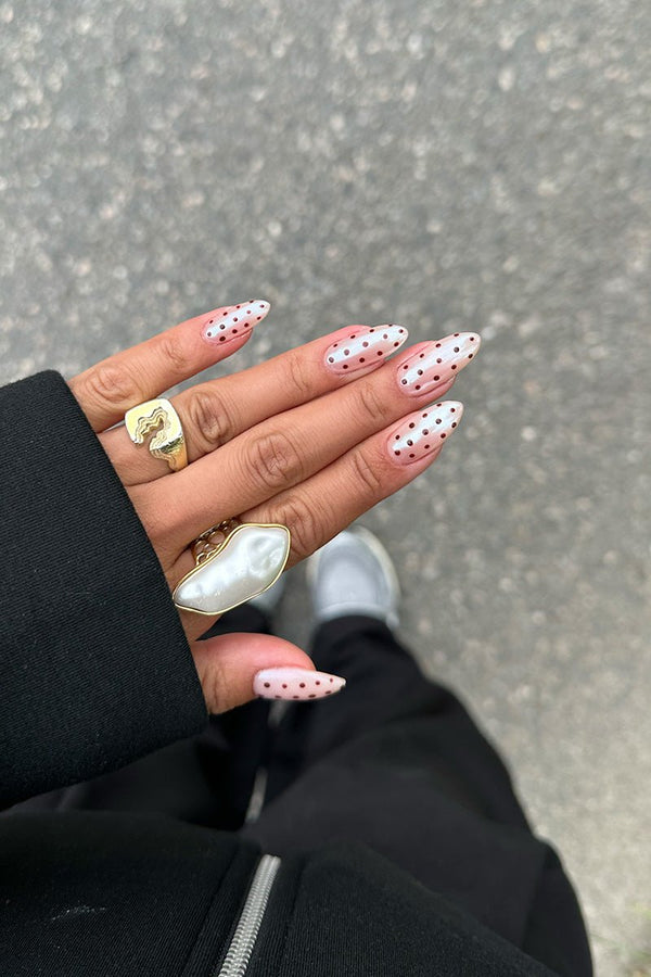 Pearl Espresso Dots