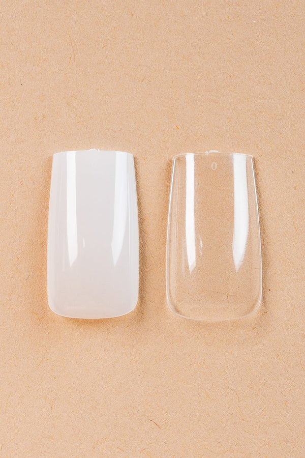 Square Medium Clear Tipper | Nailster Denmark
